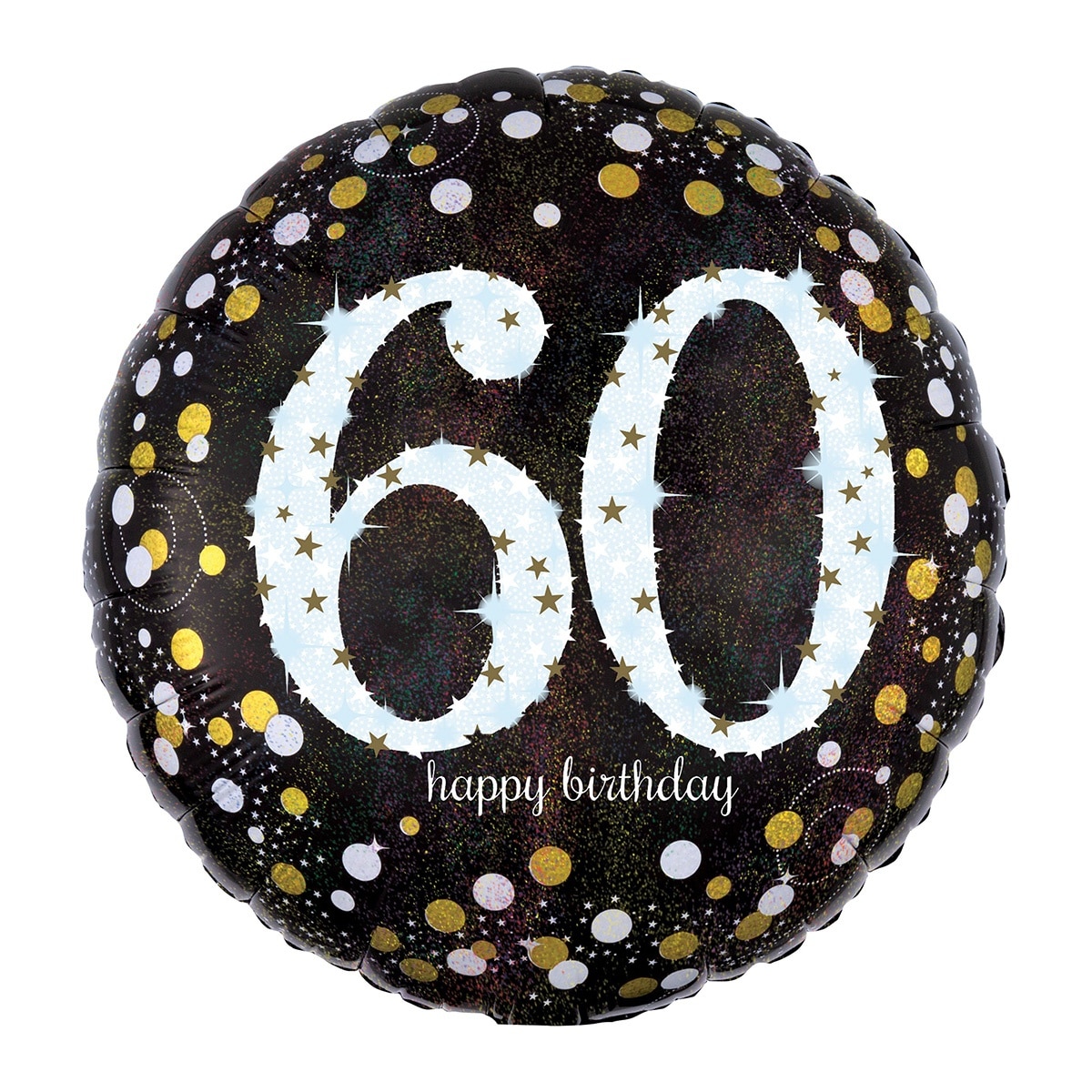 GLOBO 60  HAPPY BIRTHDAY